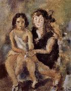 Jules Pascin Clala and Unavian oil painting on canvas